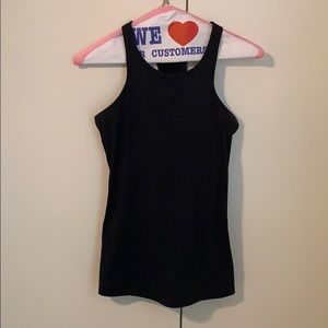 Black Fabletics workout tank